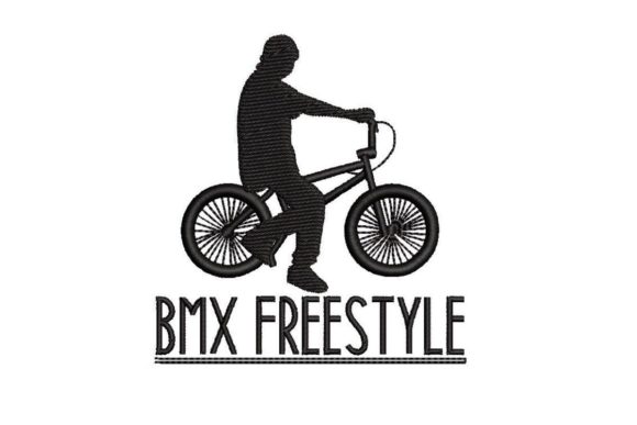 BMX Freestyle Embroidery Design