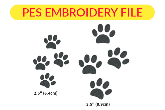 Cartoon Dog Paw Tracks: A Seasonal Embroidery Review