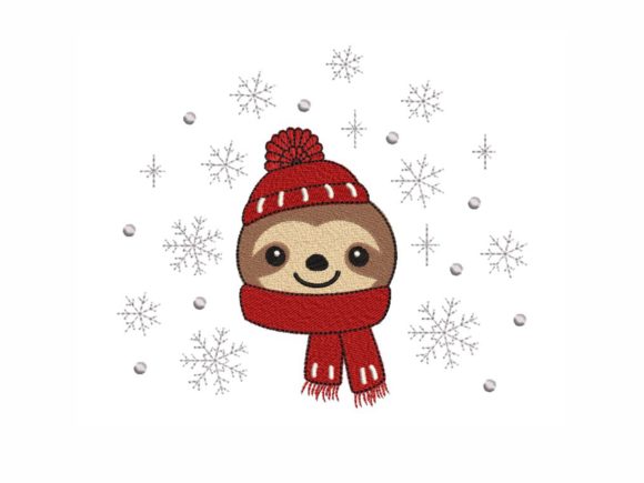 Christmas Sloth Embroidery Review