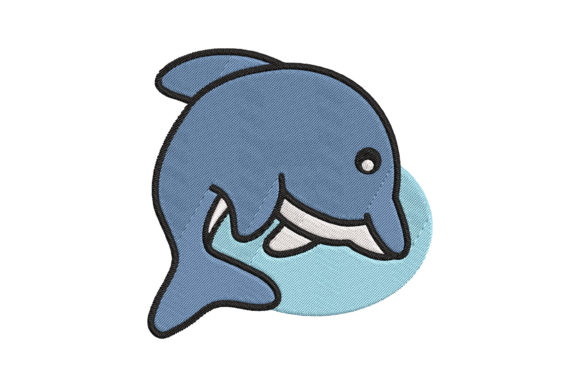 Cute Animal Dolphin Cartoon: A Designer's Review for Craft Fair Sellers