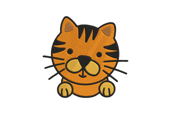 Cute Baby Animal Tiger Cartoon: A Review for Embroidery Designers