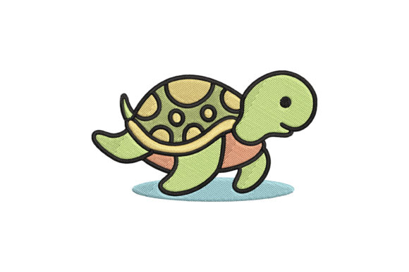 Cute Baby Animal Turtle: A Smart Choice for Your Embroidery Shop